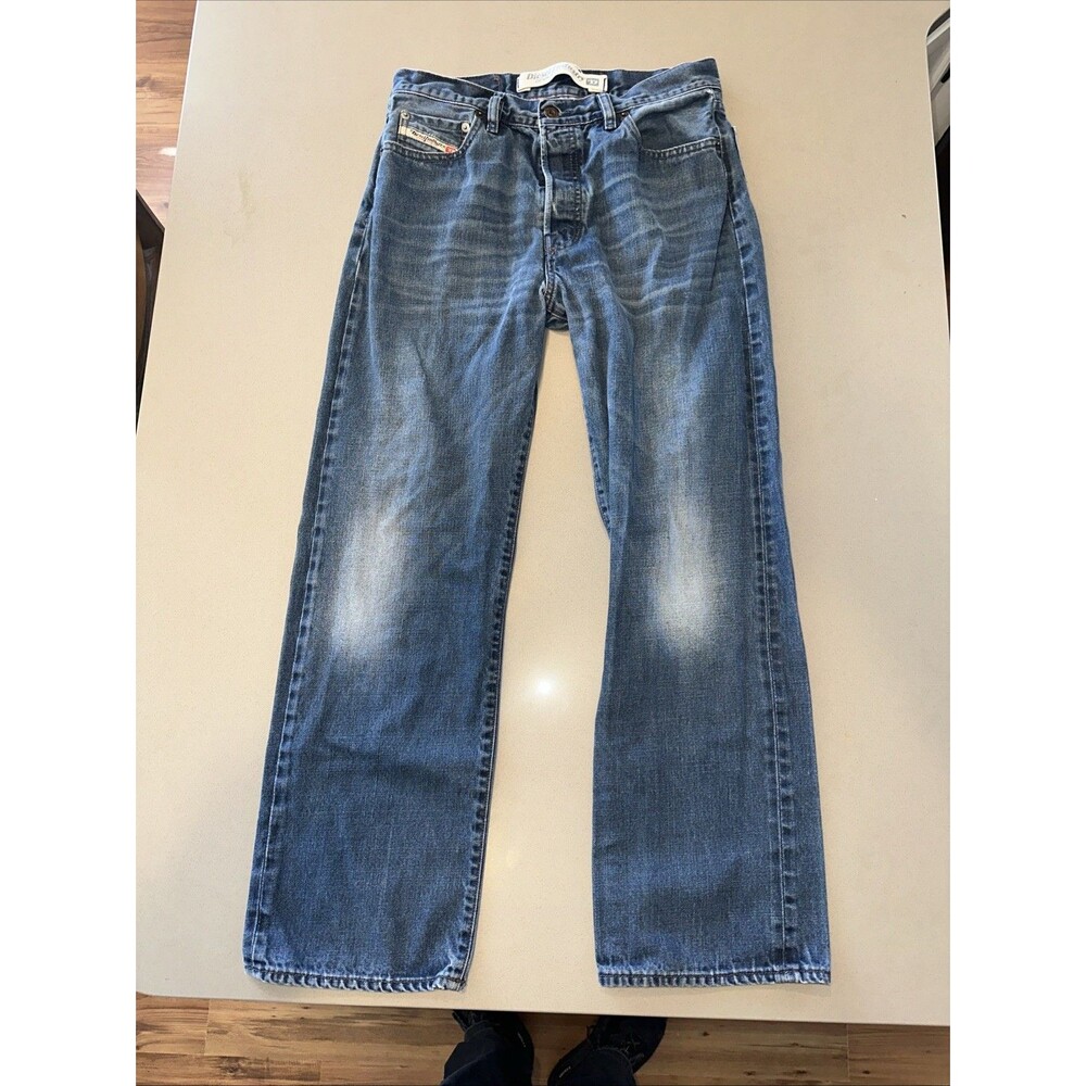 Diesel Industry Jeans Mens Made in Italy Type RR55 Denim Size 31x27 Rise 10”